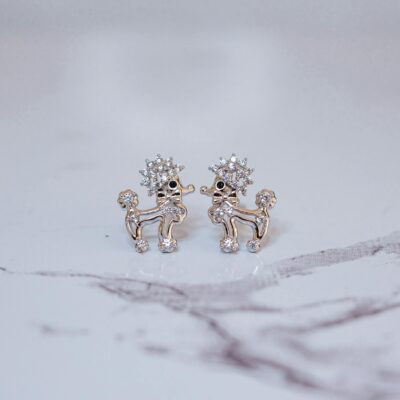 Earrings in Shape of Dogs